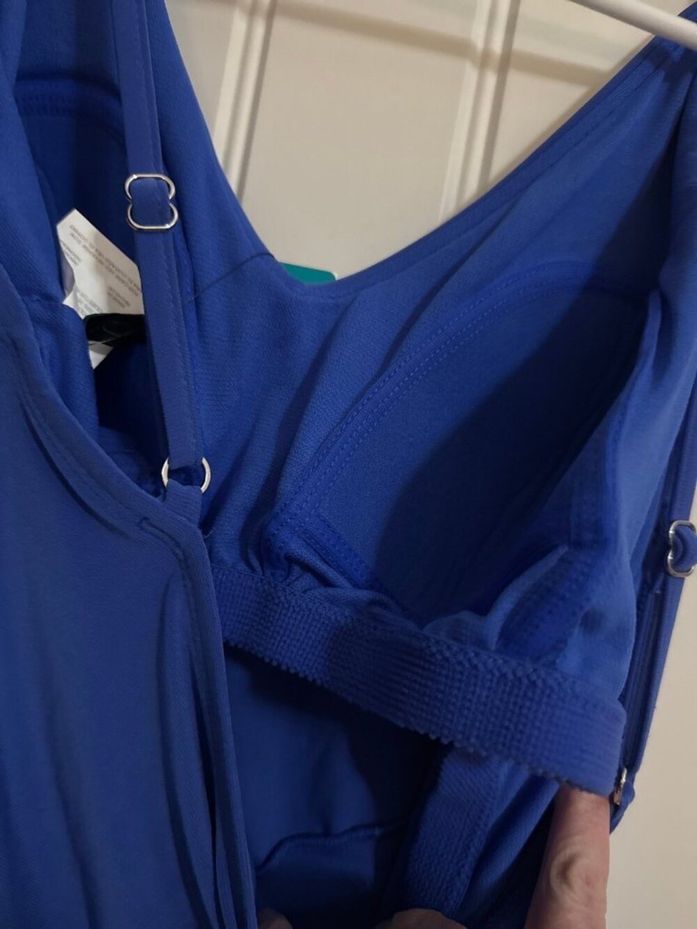 NWT - large blue women’s bathing suit top/shirt - Picture 5 of 5